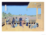 View of Mount Fuji from the Porch Pósters por Katsushika Hokusai View of Mount Fuji from the Porch Pósters por Katsushika Hokusai