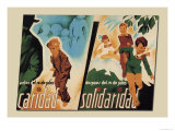 Before July 19, Charity, After July 19, Solidarity Posters by Arturo Ballester