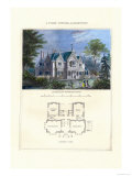 Tudor Cottage, Elizabethan Posters av Richard Brown Tudor Cottage, Elizabethan Posters av Richard Brown