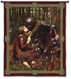La Belle Dame Sans Merci TAPIZ DE PARED por John William Waterhouse