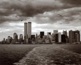 Manhattan Skyline Poster by Walter Gritsik