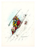 descenso de la muerte, ElDownhill Racer Lámina giclée por Gary Patterson descenso de la muerte, ElDownhill Racer Lámina giclée por Gary Patterson
