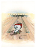 Curve Ball Lámina giclée por Gary Patterson