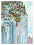 Back Paddle Giclee Print by Gary Patterson