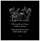 Life is Made Up of Many Broken Moments Affiches par Sir Shadow 