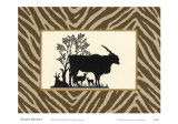 Serengeti Silhouette I Poster by Sarah Elizabeth Chilton