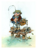 Bait & Wait Giclee Print by Gary Patterson
