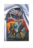 Urban Landscape Collectable Print por Fortunato Depero