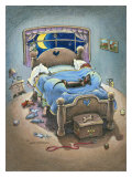 Bed Hog Giclee Print by Gary Patterson
