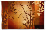 Flaxen Silhouette Wall Tapestry by Edward Aparicio