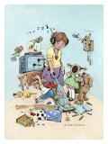 Super Mom reproduction procédé giclée par Gary Patterson