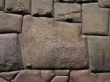 The Stone of Twelve Angles, the Inca Palace of Hatunrumiyoc, Cuzco, Peru Photographic Print by Walter Rawlings