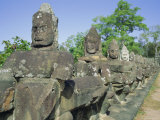Angkor Thom, Angkor, Siem Reap, Cambodia, Indochina, Asia Photographic Print by Tim Hall
