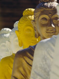 The 106 Pieces of Coloured Cemented Buddha Statue, Wat Pangbua, Samui Island (Koh Samui), Thailand Photographic Print by Alain Evrard