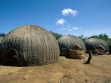 A Zulu Dwelling, South Africa Photographic Print by Alan Evrard