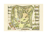 Garden Design III Premium Giclee Print by Anonymous