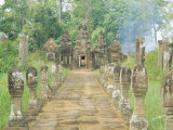 Banteay Srei, Angkor, Siem Reap, Cambodia Photographic Print by Tim Hall