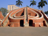 The Jantar Mantar, One of Five Observatories Built by Sai Singh II in 1724, Delhi, India, Photographic Print