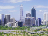 City Skyline, Perth, Western Australia, Australia Photographic Print by Peter Scholey