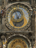 The Gothic Horloge, Astronomical Clock, Old Town Hall, Stare Mesto Square, Prague, Czech Republic Photographie par Gavin Hellier