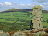 Manaton from Hayne Down, Dartmoor, Devon, England, UK Fotografisk trykk av Michael Black Manaton from Hayne Down, Dartmoor, Devon, England, UK Fotografisk trykk av Michael Black