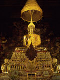 Statue of the Buddha, Wat Pho (Wat Po) (Wat Phra Chetuphon), Bangkok, Thailand, Southeast Asia Photographic Print by Gavin Hellier