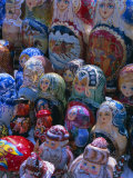 Russian Craft Dolls for Sale, Moscow, Russia, Europe Photographic Print by Gavin Hellier