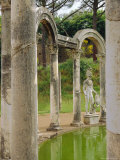 Hadrian's Villa, Canopus Canal, Tivoli, Lazio, Italy, Europe Photographic Print by Nedra Westwater