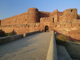 The Red Fort, Built by the Moghul Emperor Akbar, Agra, Uttar Pradesh, India Photographic Print by Gavin Hellier