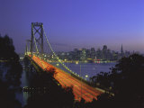 Bay Bridge and City Skyline, San Francisco, California, USA Photographic Print by Gavin Hellier