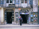Typical Shop Fronts in the City Centre, Lisbon, Portugal, Europe Photographic Print by Gavin Hellier