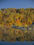 Fall Colours and Lake, Eastern Townships, Quebec, Canada, North America Photographic Print by Maurice Joseph