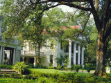 Suburban House in Antibellum Style of Architecture, Mobile, Alabama, USA Photographic Print by Anthony Waltham