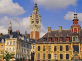 Flemish Houses, Belfry of the Nouvelle Bourse and Vielle Bourse, Grand Place, Lille, Nord, France Photographic Print by David Hughes Flemish Houses, Belfry of the Nouvelle Bourse and Vielle Bourse, Grand Place, Lille, Nord, France Photographic Print by David Hughes