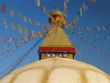 Bodhnath Stupa (Bodnath, Boudhanath) the Largest Buddhist Stupa in Nepal, Kathmandu, Nepal Photographic Print by Gavin Hellier