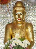 Buddha Image, Shwedagon Paya (Shwe Dagon Pagoda), Yangon (Rangoon), Myanmar (Burma), Asia Photographic Print by Gavin Hellier