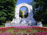 Strauss Monument in Stadt Park, Vienna, Austria, Europe Photographic Print by Gavin Hellier
