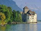 Chateau De Chillon, Montreux, Lake Geneva, Swiss Riviera, Switzerland Photographic Print by Gavin Hellier