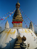Swayambhunath Stupa (Monkey Temple), Kathmandu, Nepal, Asia Photographic Print by Gavin Hellier