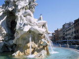 Fontana Dei Quattro Flumi, Piazza Navona, Rome, Italy Photographic Print by Gavin Hellier