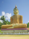 Giant Seated Buddha Statue, Wewurukannala, Dikwella, Sri Lanka Photographic Print by G Richardson