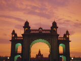 The Maharaja's Palace, Mysore, Karnataka State, India Photographic Print by Charles Bowman