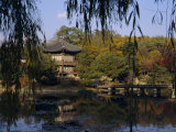 Hyang-Wonjong Pavilion, Kyongbok Palace, Seoul, South Korea, Korea, Asia Photographic Print by Charles Bowman