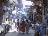 Street Scene in the Souks of the Medina, Marrakech (Marrakesh), Morocco, North Africa, Africa Photographic Print by Lee Frost