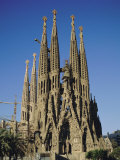 La Sagrada Familia, Gaudi Cathedral, Barcelona, Catalonia (Cataluna) (Catalunya), Spain, Europe Photographie par Adina Tovy