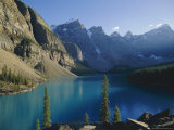 Valley of Ten Peaks, Moraine Lake, Banff National Park, Rocky Mountains, Alberta, Canada Photographie par Hans Peter Merten