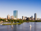 City Skyline and Charles River, Boston, Massachusetts, USA Photographic Print by Amanda Hall