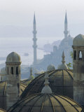 Suleymaniye Complex Overlooking the Bosphorus, Istanbul, Turkey, Europe Photographie par Upperhall Ltd