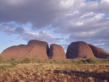 Mount Olga from the West, Northern Territory, Australia Photographic Print by Paolo Koch