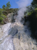 Diamond Geyser, Thermal Area, Orakei Korako, South Auckland, North Island, New Zealand, Pacific Fotografisk trykk av Jeremy Bright